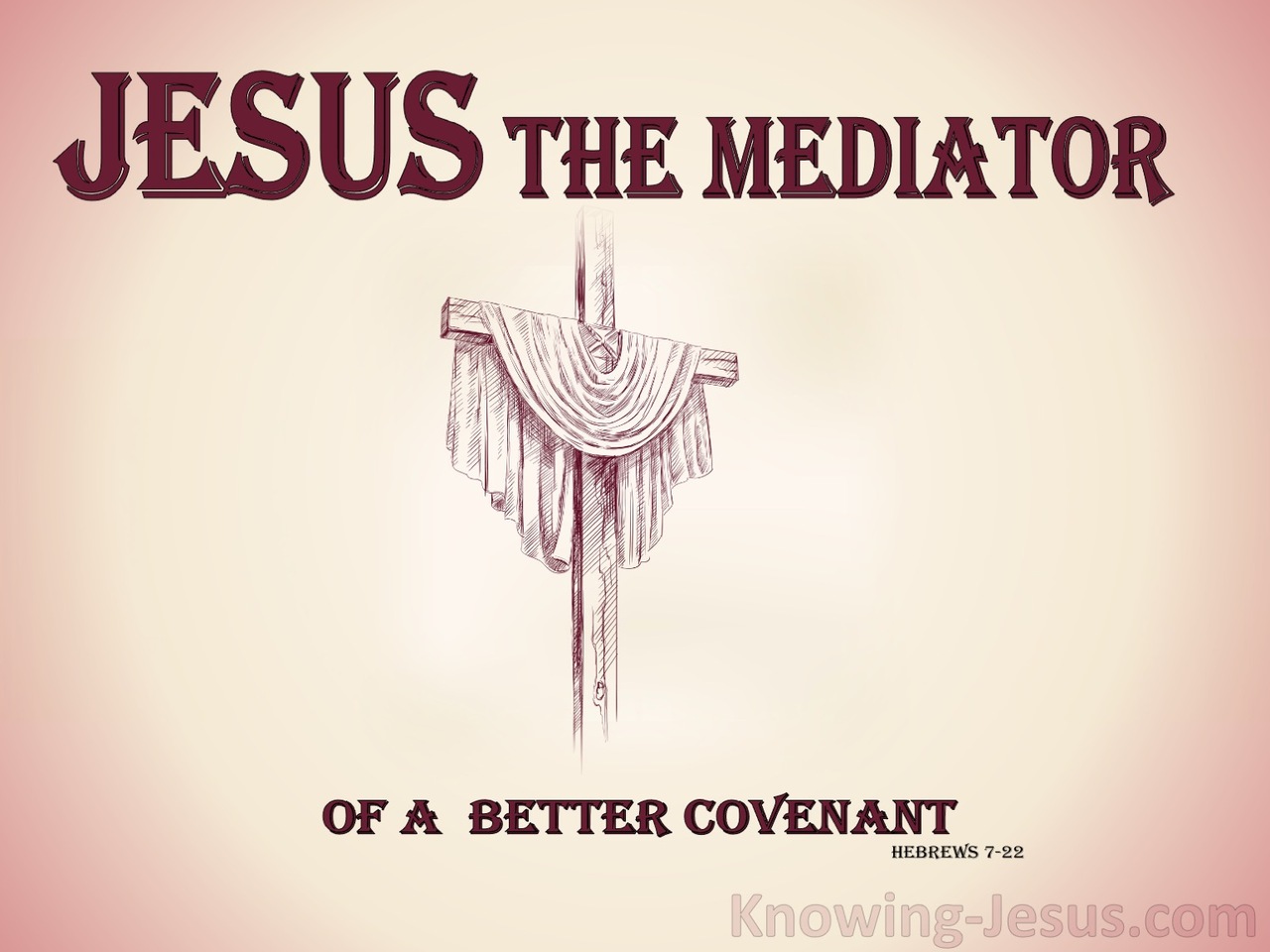 Hebrews 7:22 A Better:Covenant (maroon)